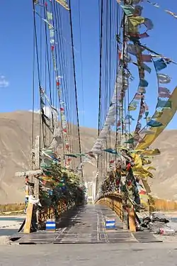 Dazi Bridge in Dagzê, completed in 1984