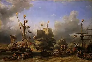 The Embarkment of De Ruyter at the Battle of Texel