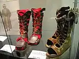 Charlton Heston and Jack Hawkins's caliga sandal-boots from the American film Ben-Hur