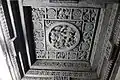 Decorative bay ceiling art in Sadashiva temple at Nuggehalli