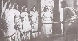 A scene from Dena Paona, 1931 - the first Bengali talkie