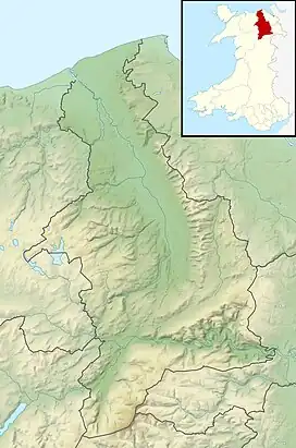 Bedd-y-Cawr Hillfort is located in Denbighshire