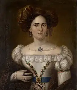 Portrait of a woman (1870) Municipal Art Gallery of Ioannina