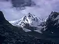 Deo Damla peak from approach valley