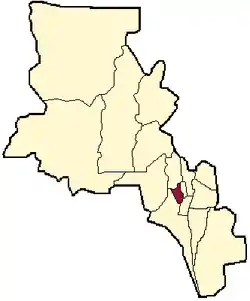 location of Capital Department in Catamarca Province