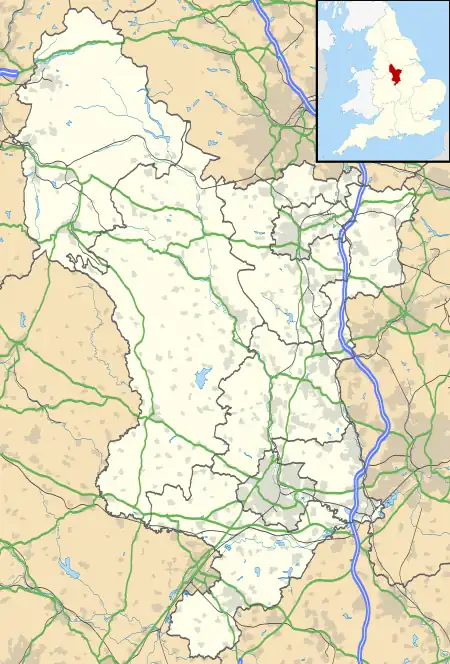 Stanton by Bridge is located in Derbyshire