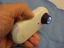 A modern polarized dermatoscope.