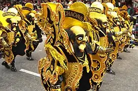 Morenada parade at the Oruro Carnival, 2012