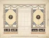 Design for a room in the Etruscan or Pompeian style, from 1833, in the Metropolitan Museum of Art (New York City)