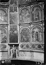 A reredos, Old Cathedral, photo dated 1880-1926. Memòria Digital de Catalunya.