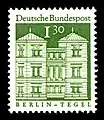 1969 Deutsche Bundespost stamp from the 1200 Years of German Buildings series