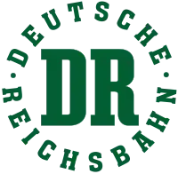 30 August 1924 to 31 December 1993, operating as Deutsche Reichsbahn.This mark was used in tandem with the previous logo until April 1945.