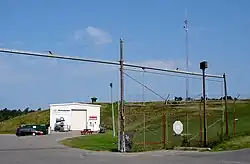 View of the Diefenbunker gate and entrance in Carp, Ottawa, Ontario, Canada