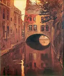 The House on the Bridge, 1909, 147 × 121 cm. Museo Nacional de Arte