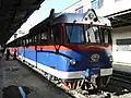 Diesel railcar at La Sabana station, Bogota on 2 January 2011