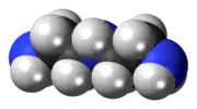 Spacefill model of diethylenetriamine