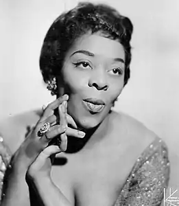 Singer Dinah Washington