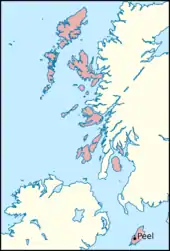 Map of Britain and Ireland