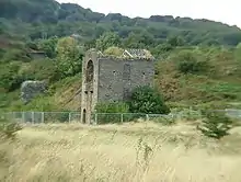 Disused pumping engine house at British Colliery