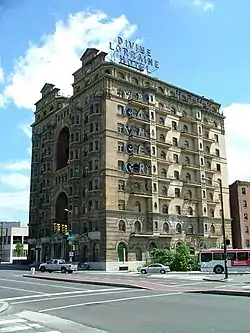 Divine Lorraine Hotel, Broad & Fairmount Sts., Philadelphia (1894–96, interior gutted 2000s).