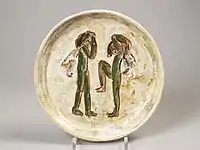 Flat bowl with raised edge (1949)