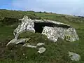 Dolmen Rock, western slope of Mt. Geokaun