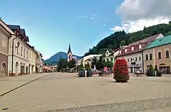 Main square in the historical city centre