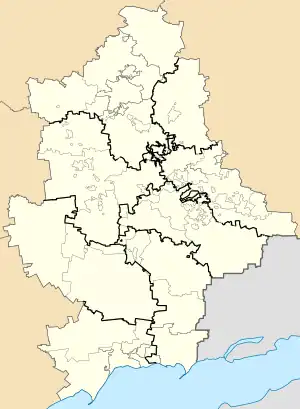 Seleznivka is located in Donetsk Oblast