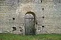 Close-up view of the doorway