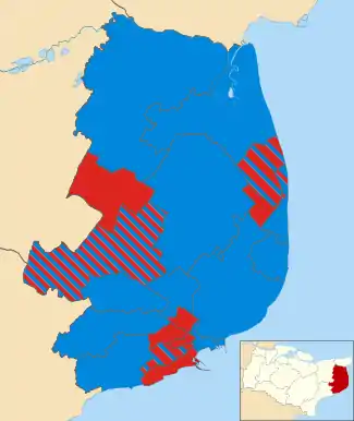 2011 results map