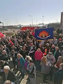 Photograph of more protesters