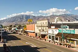 Downtown Bishop looking south along U.S. 395