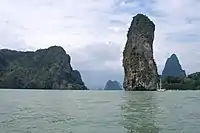 Karst landscape, Phang Nga Bay.