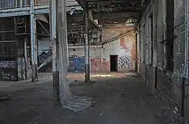 Interior of the machine shop in 2009