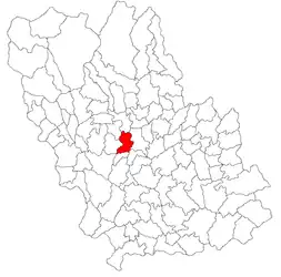 Location in Prahova County