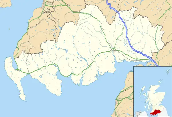 Map showing Ae in the south of Scotland