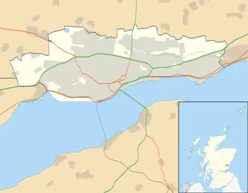 Ninewells Hospital is located in Dundee