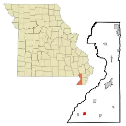 Location of Arbyrd, Missouri