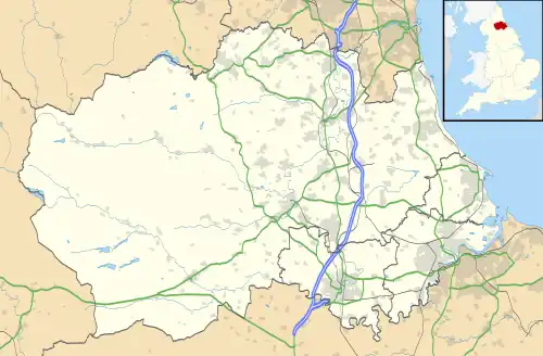 Edmondsley is located in County Durham