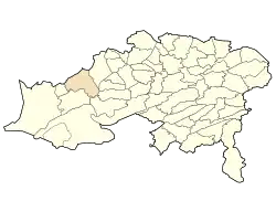 Location of Djezzar in the Batna Province