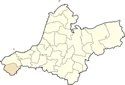 Location within Aïn Témouchent province