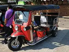 Electric tuk-tuk in Chiang Mai