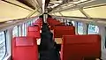 Interior of car 14 with Japanese-style tatami seating