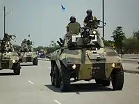 Ecuadorian EE-9 Cascavel during a military display.