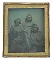 Douglas T. Kilbum  British 1811–1871, worked in Australia from 1846 Group of Koori Women 1847  daguerreotype 7.5 x 6.5 cm  National Gallery of Victoria, Melbourne Purchased, 1999 (2004.63)