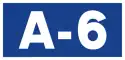 Autovía A-6 shield}}