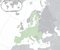 Location of Cyprus