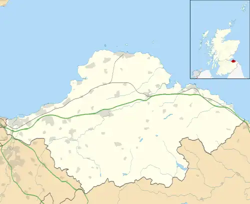 Longniddry is located in East Lothian