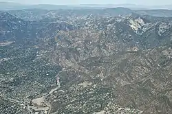 Eaton Canyon (Henninger flats in background)