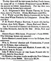 Eclipse Race Course Results, Day 2, Published The Times Picayune Sun Mar 19 1837